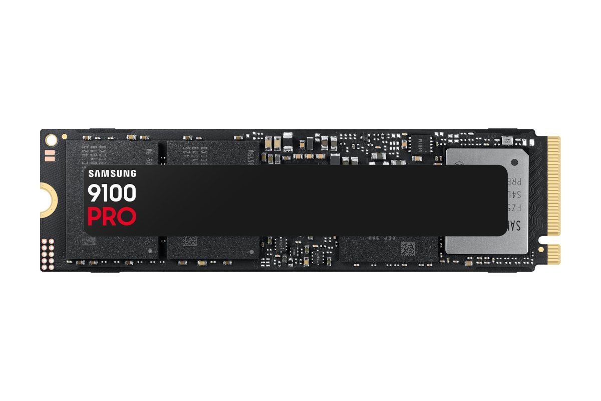 Samsung 9100 PRO, Solid state drive, 4000 GB, SSD form factor M.2 2280, Solid-state drive interface PCI Express 5.0 x4 (NVMe), Read speed 14800 MB/s, Write speed 13400 MB/s