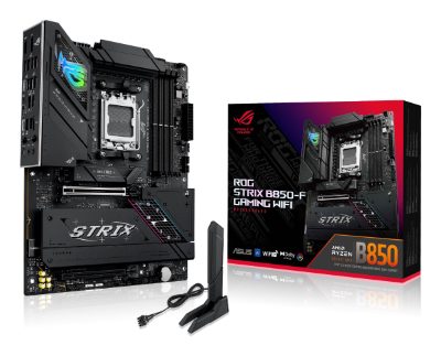 Asus ROG STRIX B850-F GAMING WIFI, Processor family AMD, Processor socket AM5, DDR5 DIMM, Number of SATA connectors 2