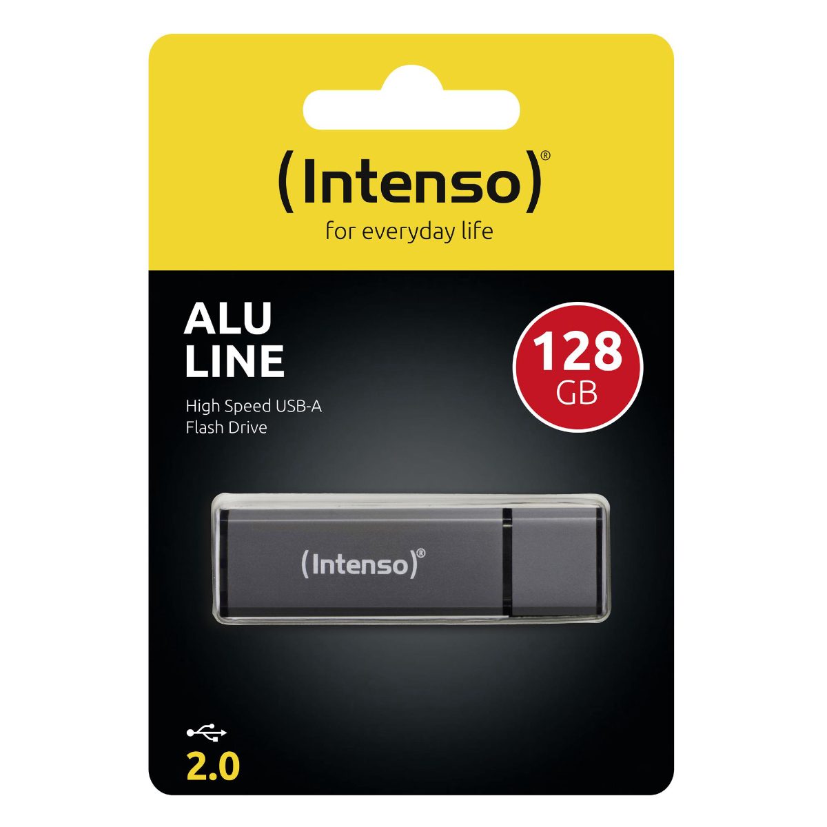 MEMORY DRIVE FLASH USB2 128GB/ANTHRACITE 3521495 INTENSO