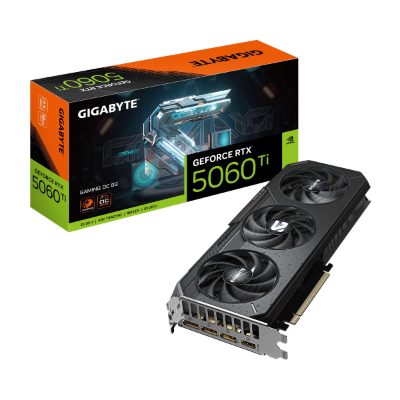 Gigabyte GeForce RTX 5060 Ti GAMING OC 8G, NVIDIA, 8 GB, GeForce RTX 5060 Ti, GDDR7, HDMI ports quantity 1, PCI-E 5.0