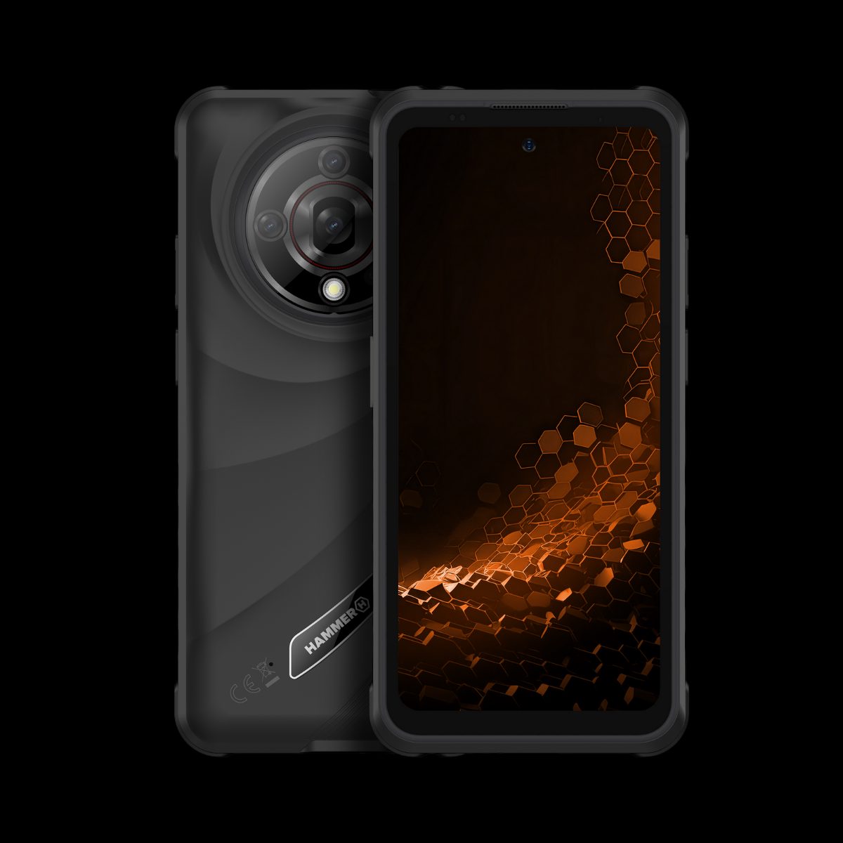 Iron 6, Black, 6.56 ", IPS, 1612 x 720 pixels, Mediatek, Dimensity 6300, Internal RAM 6 GB, 128 GB, microSD, Dual SIM, 4G, 5G, Main camera resolution 64 MP, Android, 15, 6050 mAh