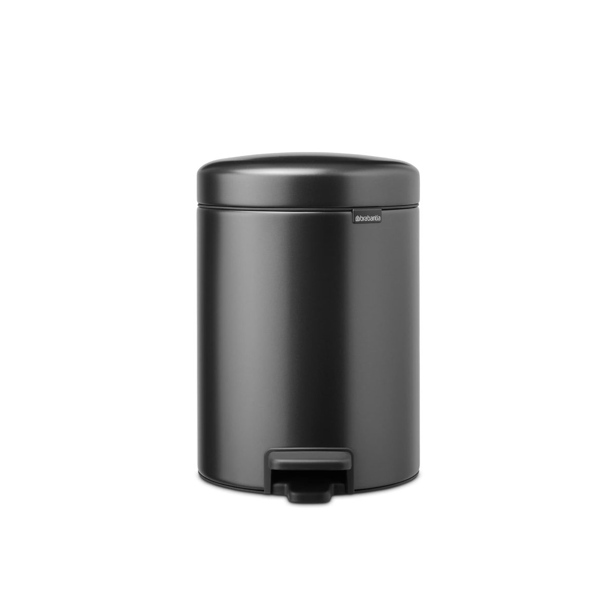 BRABANTIA atkritumu tvertne ar pedāli NewIcon, 5L, Confident Grey