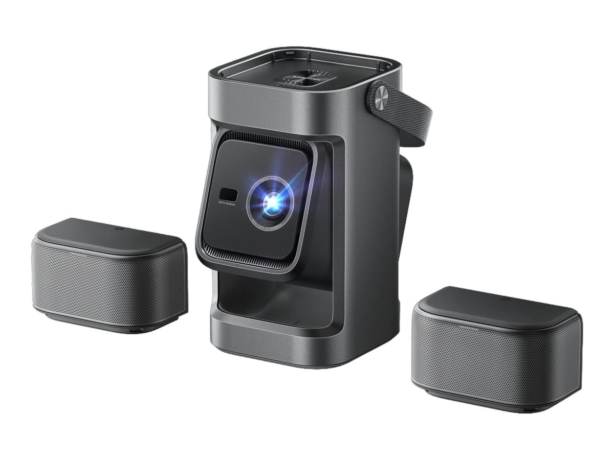 Anker Nebula Nebula P1 Portable Projector with Detachable Speakers, Full HD (1920x1080), 650 ANSI lumens, Grey