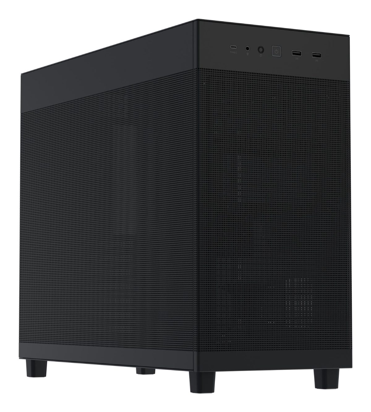 Case, ASUS, ATX/micro ATX/Mini-ITX, Black/Transparent, Midi Tower, PC, PRIME AP303 TG BLACK, 90DC00V0-B39010