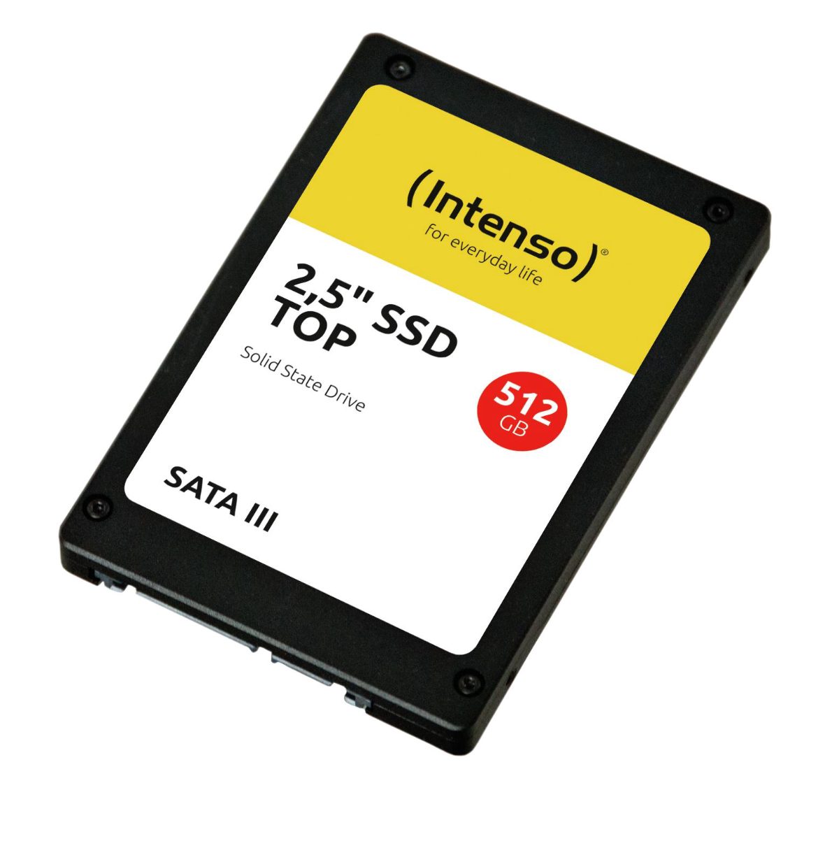 SSD, INTENSO, 512 GB, Serial ATA III, Write speed 500 MB/s, Read speed 550 MB/s, 2.5", MTBF 2000000 h, 3812450